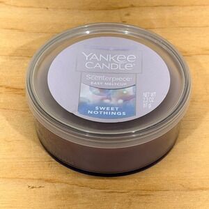 Yankee Candle Scenterpiece Easy MeltCup Sweet Nothings 2.2oz Wax Retired 1577149
